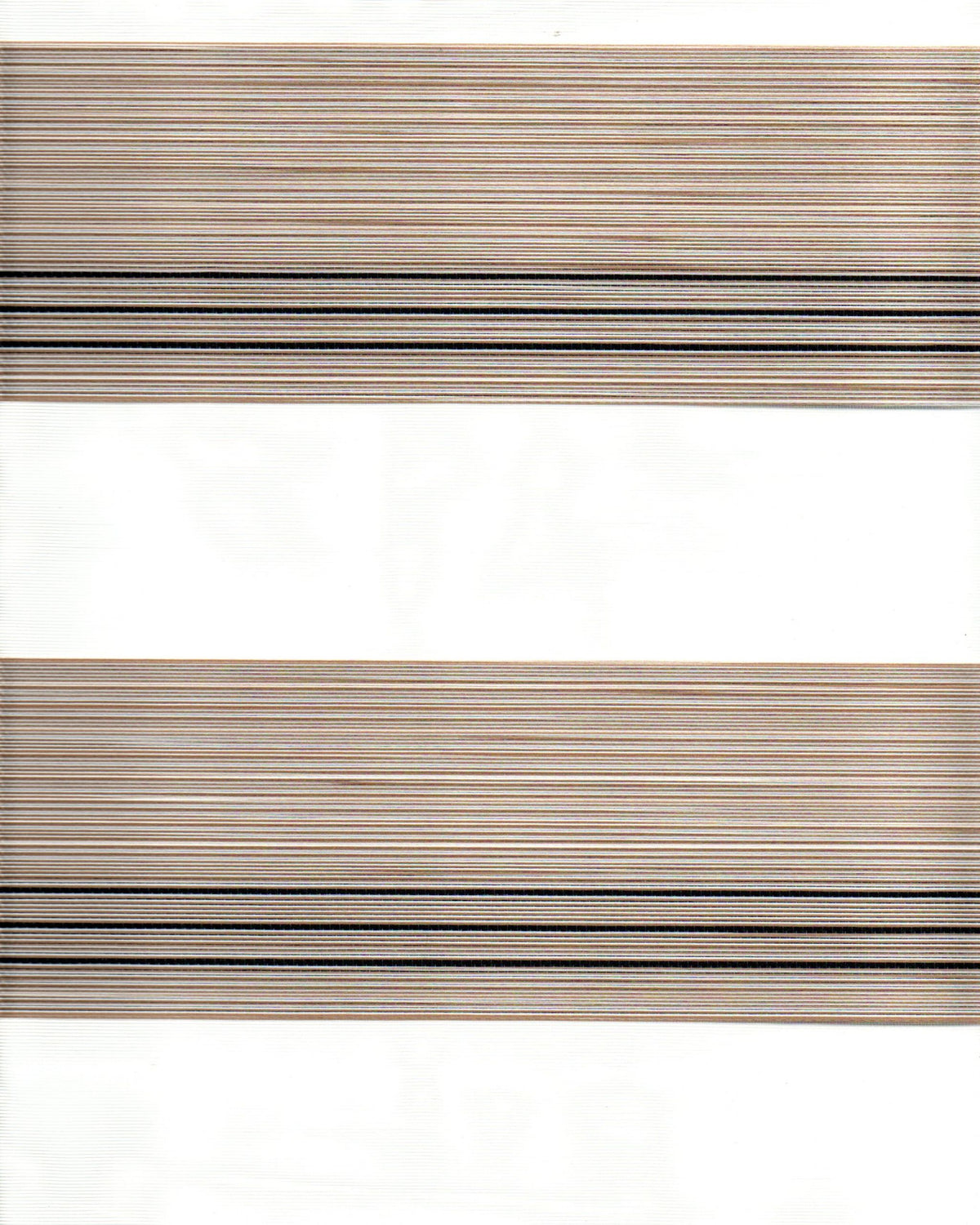 White Oak Zebra Roller Blind