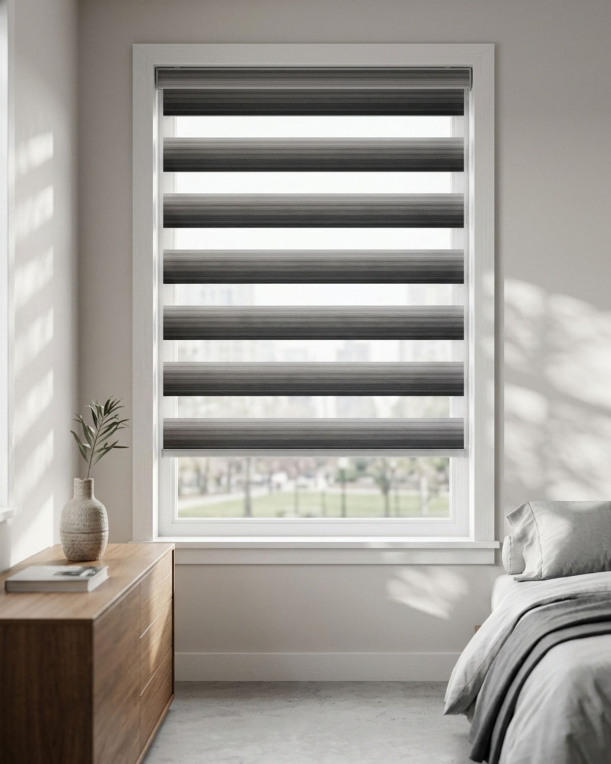 Stone Zebra Roller Blind
