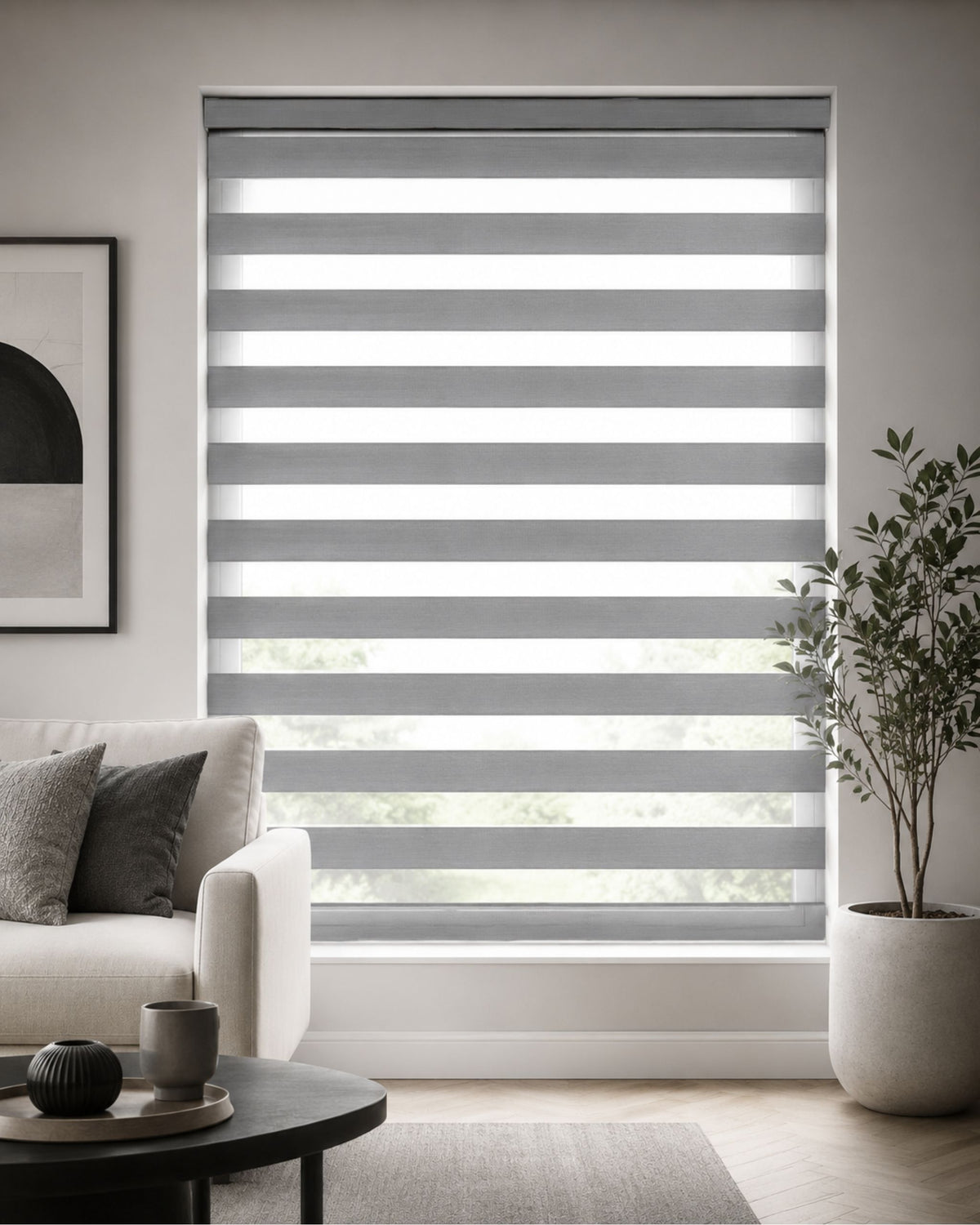 Silverstone Zebra Roller Blind
