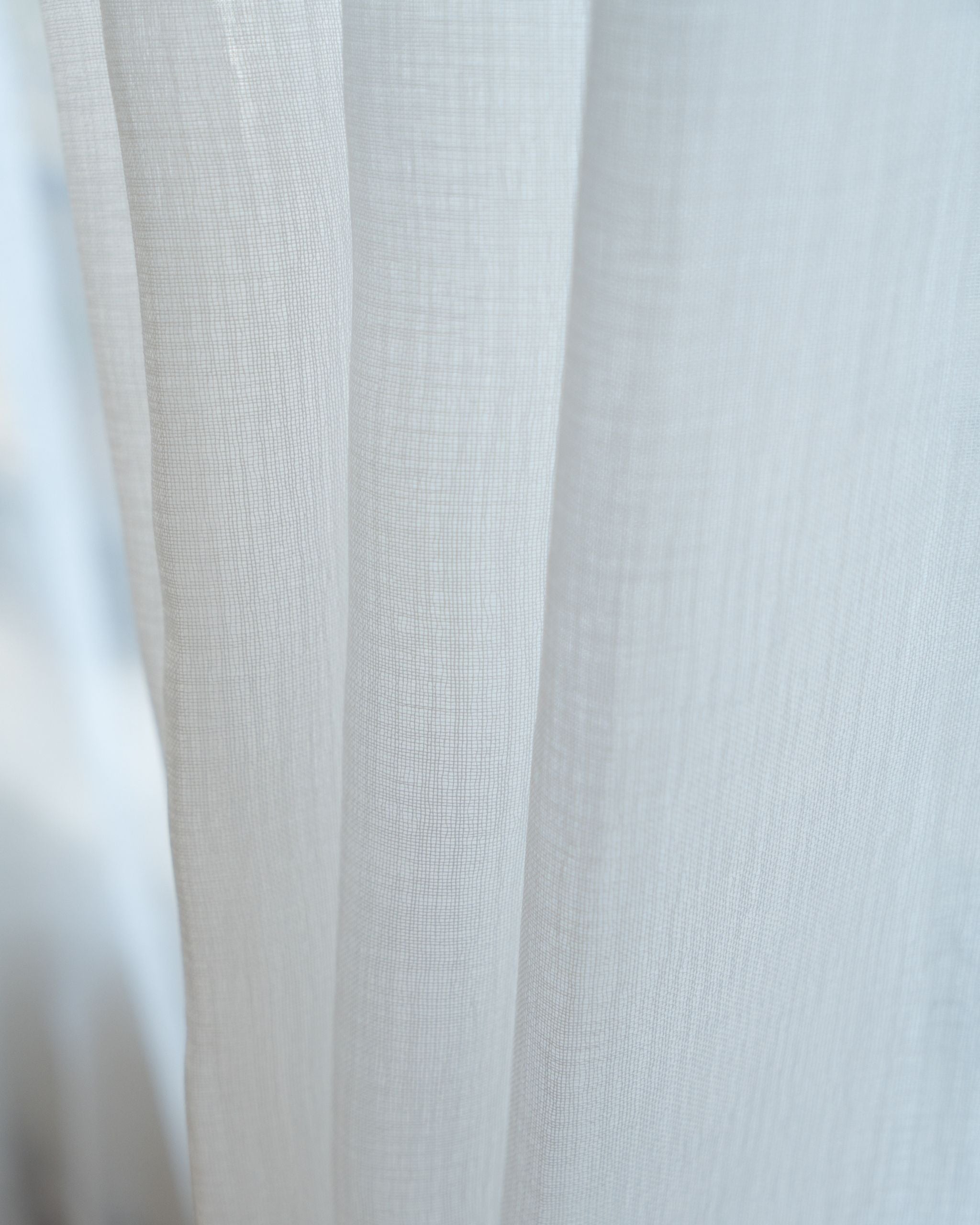 Pure White Sheer Curtain