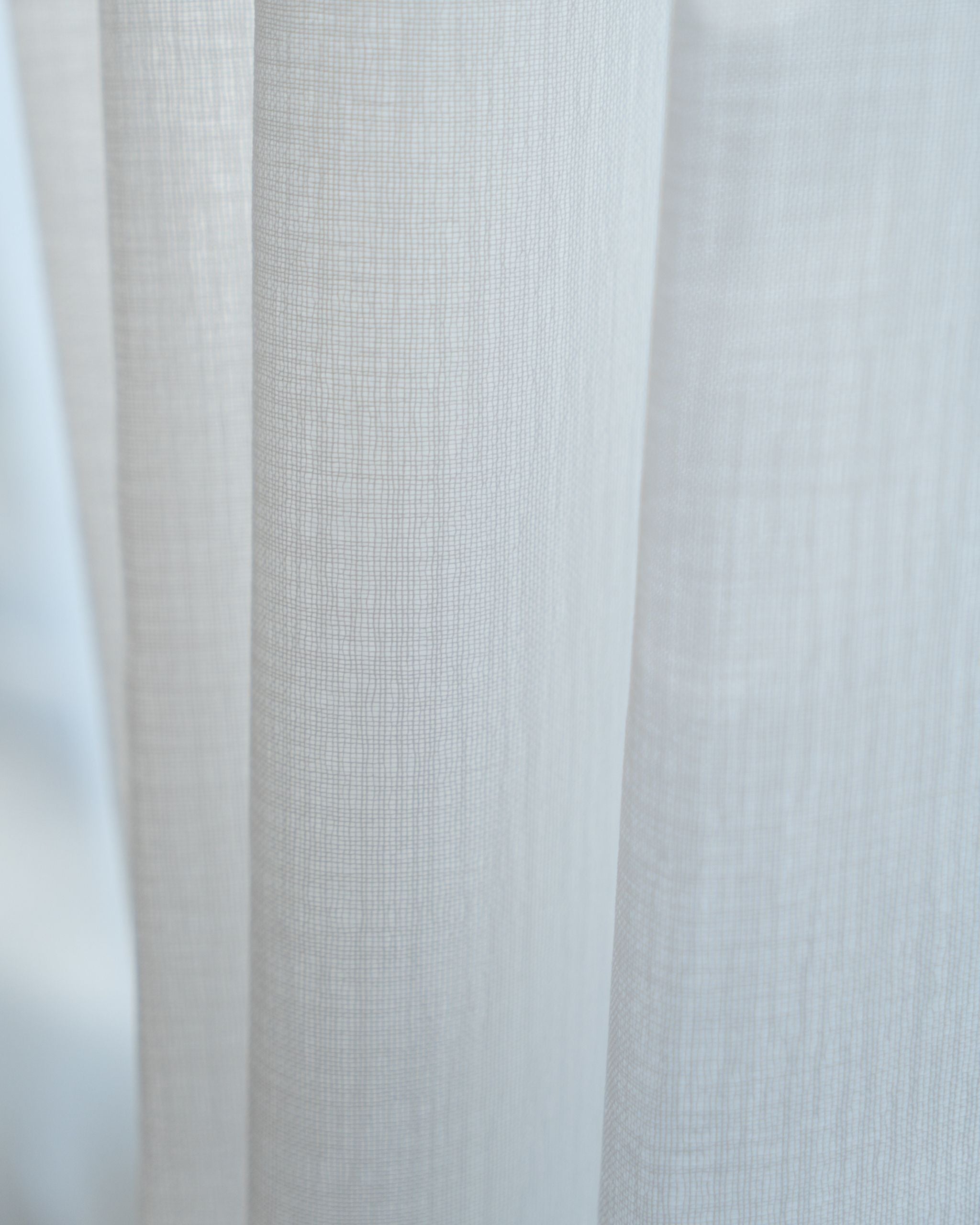 Pure White Sheer Curtain