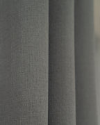 Graphite Signature Weave Curtain