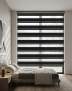 Onyx Zebra Roller Blind