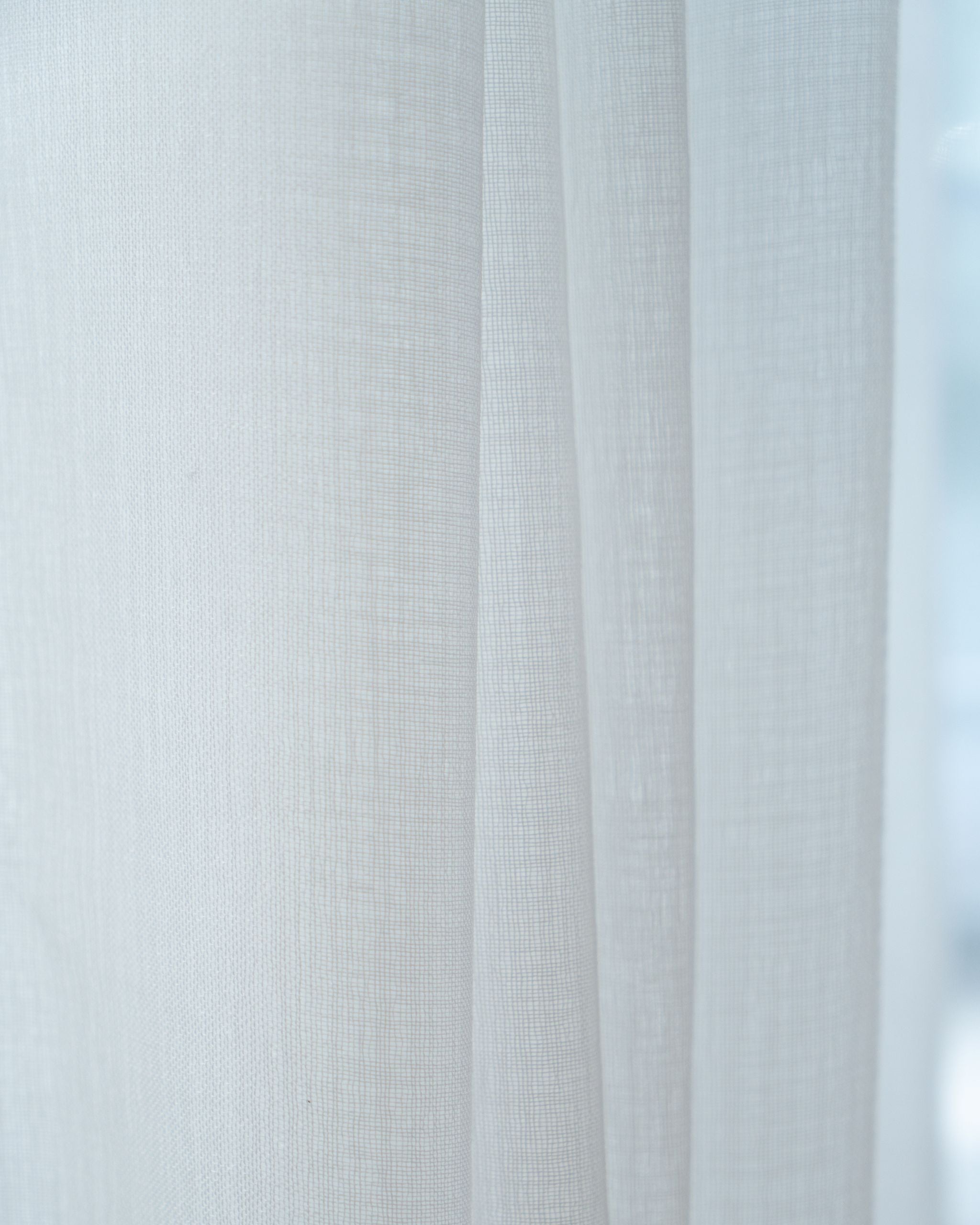 Pure White Sheer Curtain