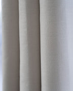 Beige Textured Neutral Curtain