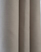 Beige Textured Neutral Curtain