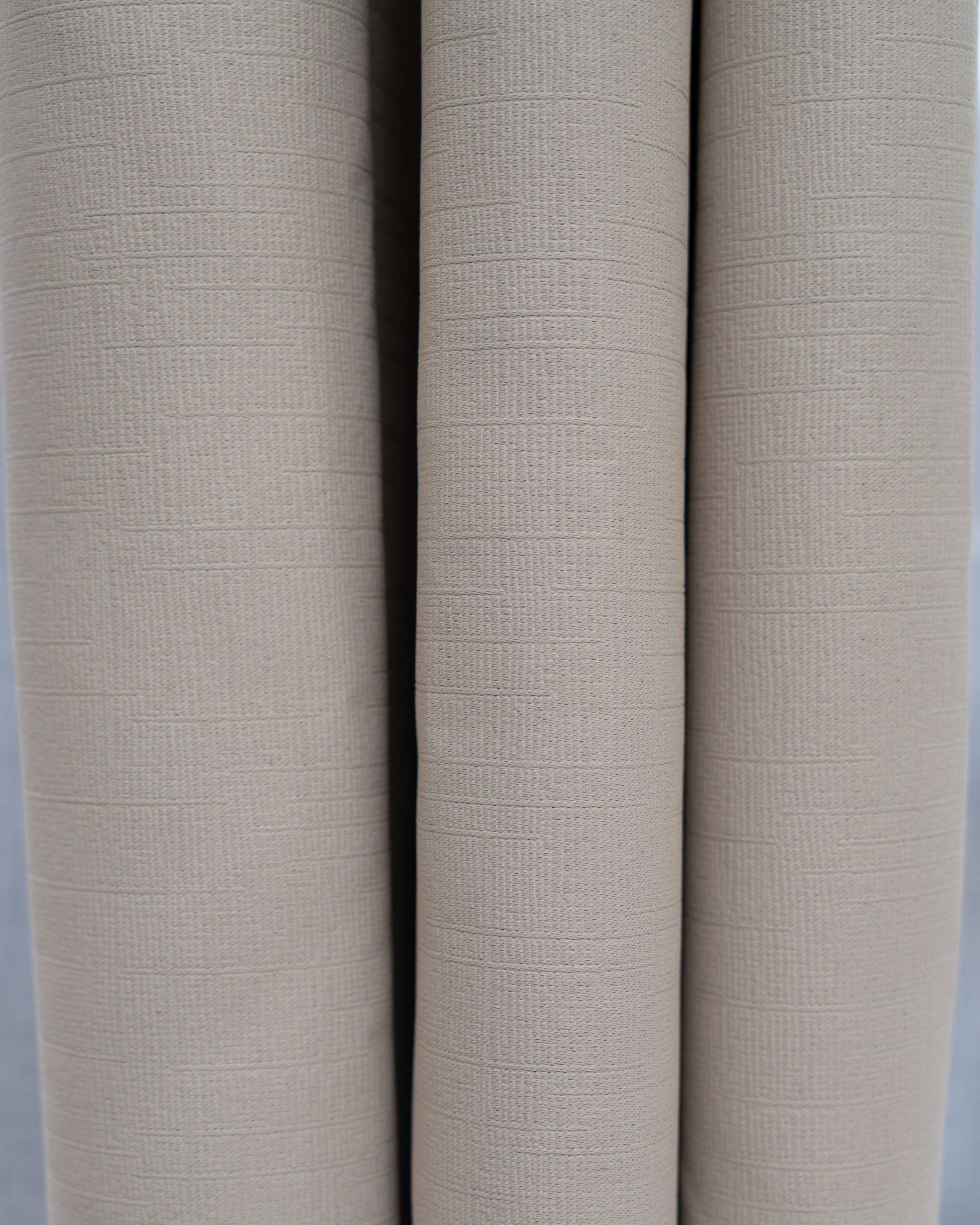 Beige Textured Neutral Curtain