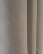 Beige Textured Neutral Curtain