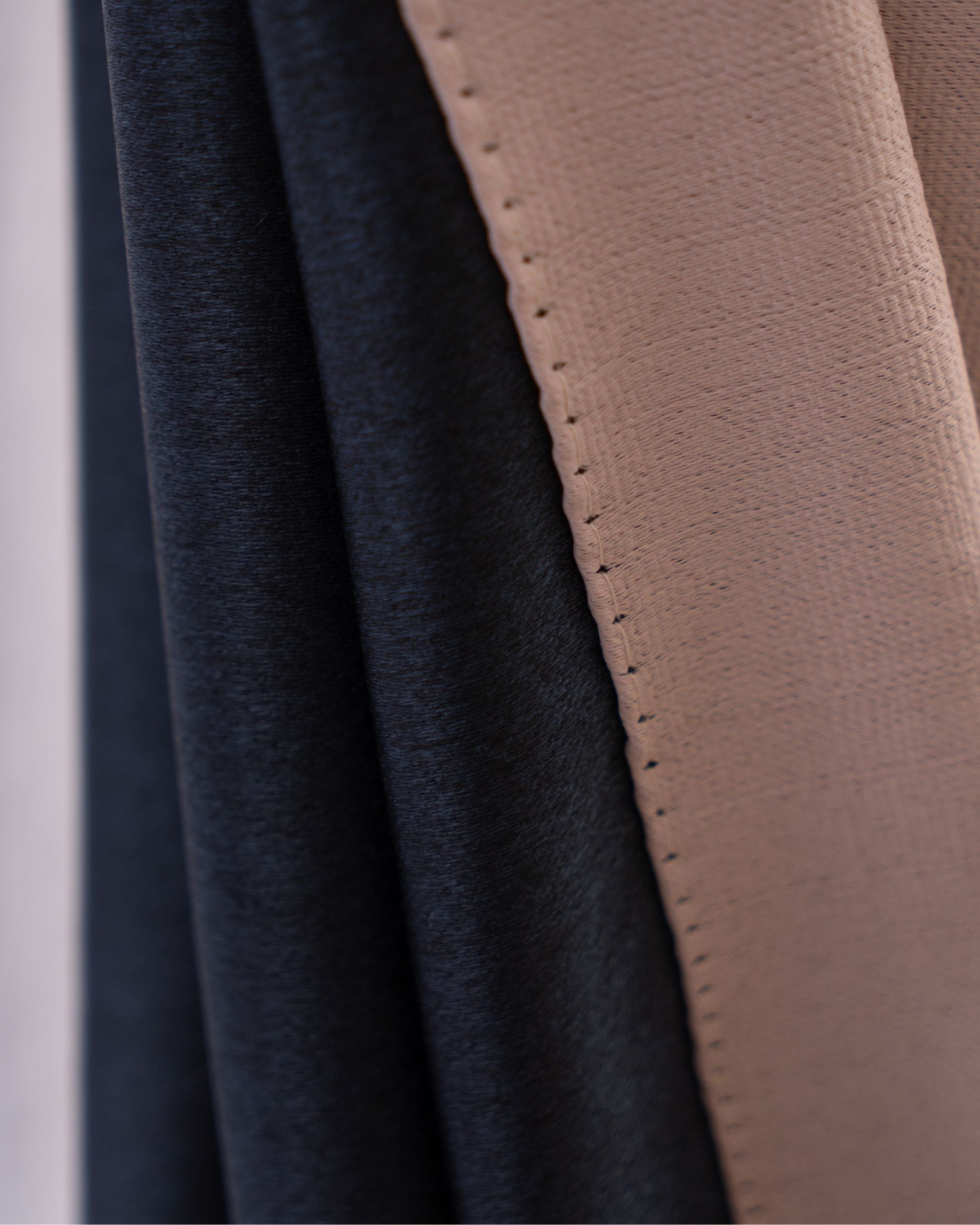 Blush Textured Neutral Curtain