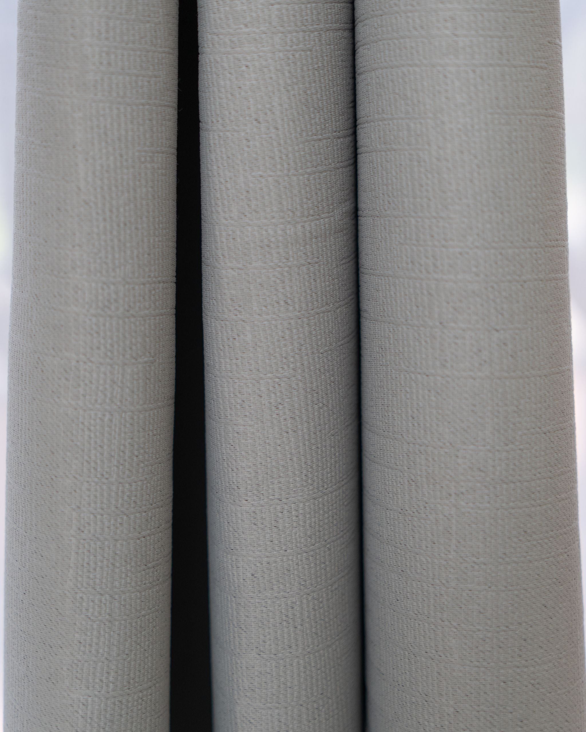 Classic Grey Textured Neutral Curtain