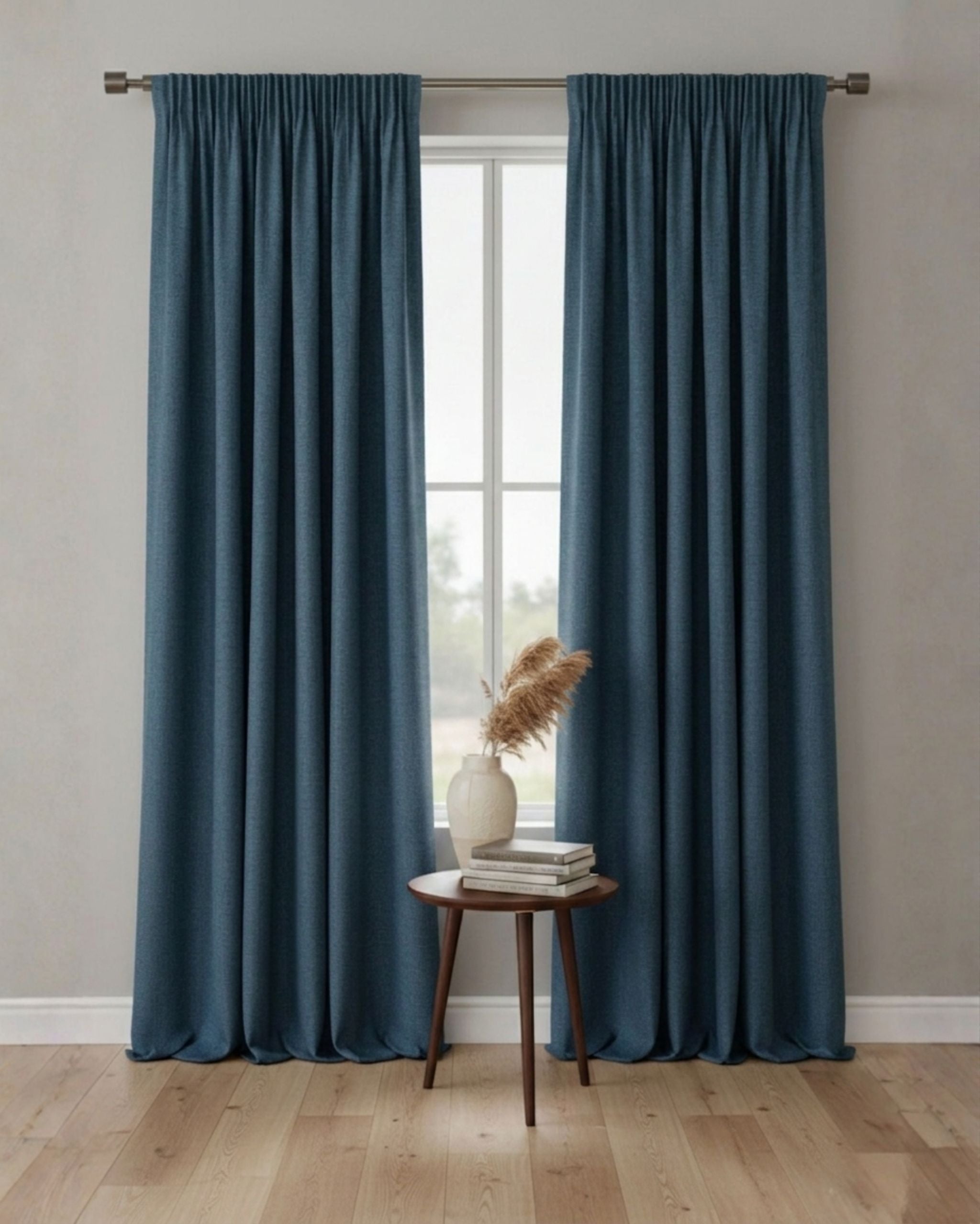 Denim Linen Curtain