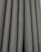 Elephant Grey Textured Neutral Curtain