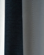 Elephant Grey Textured Neutral Curtain