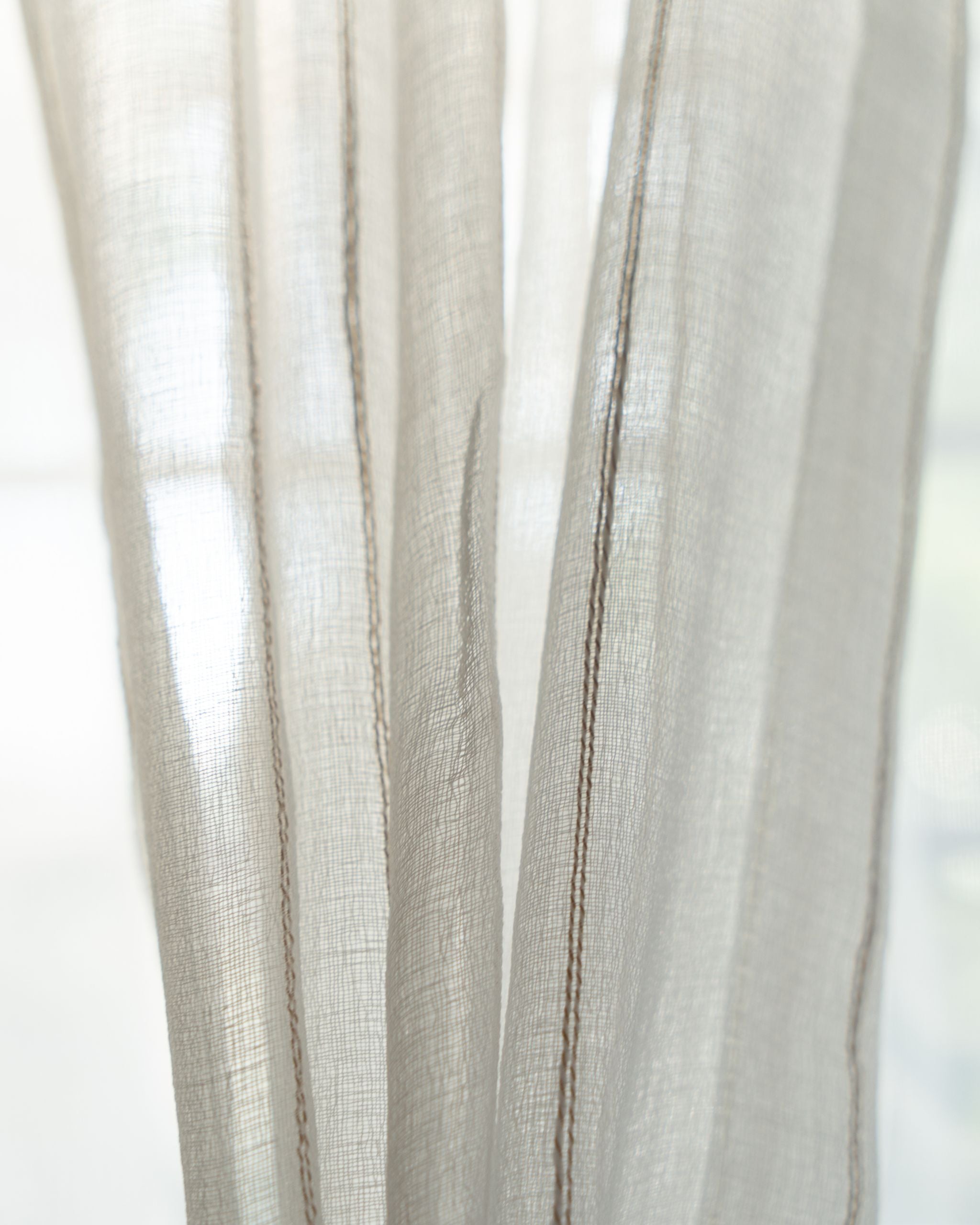 Gold Line Sheer Curtain