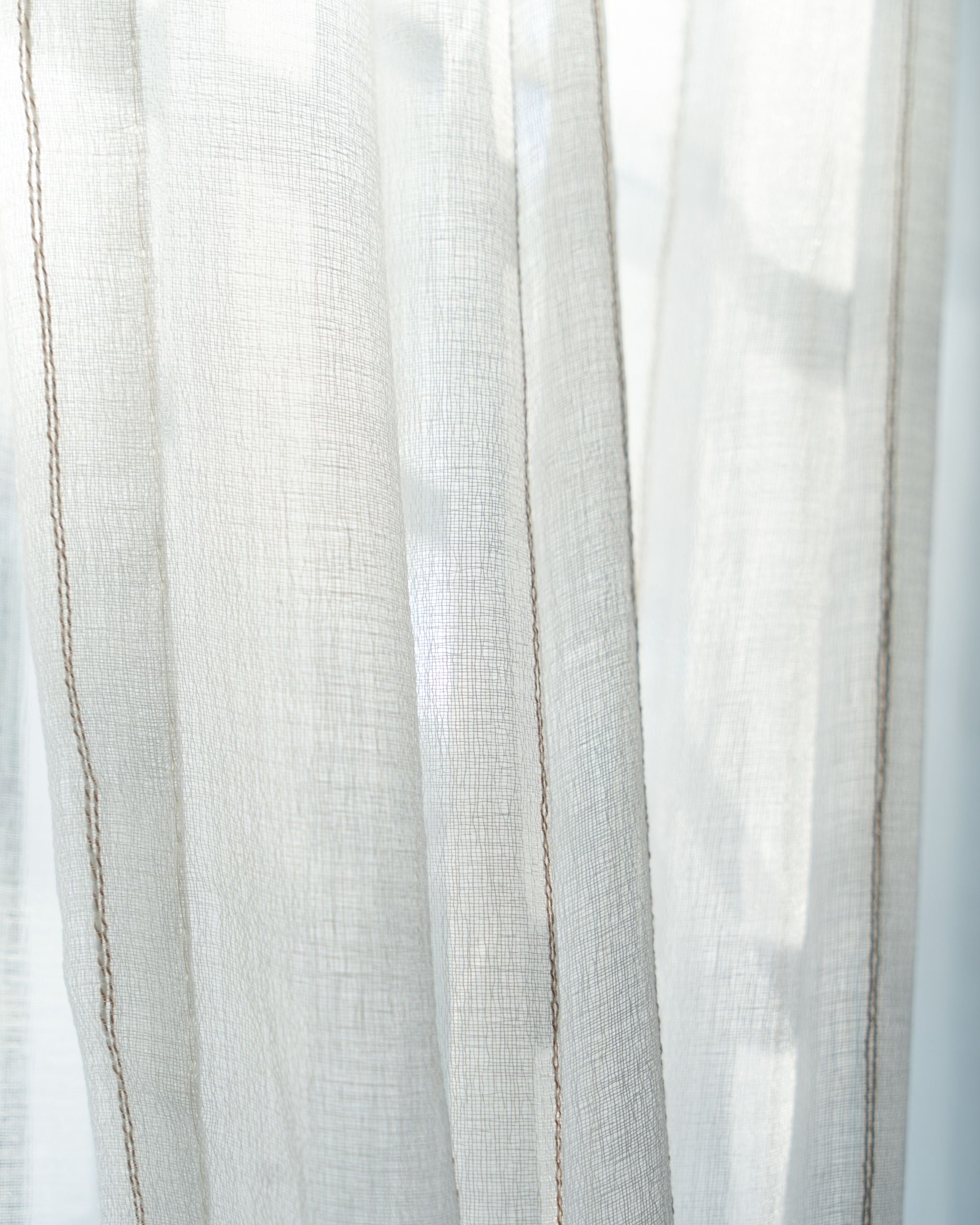 Gold Line Sheer Curtain