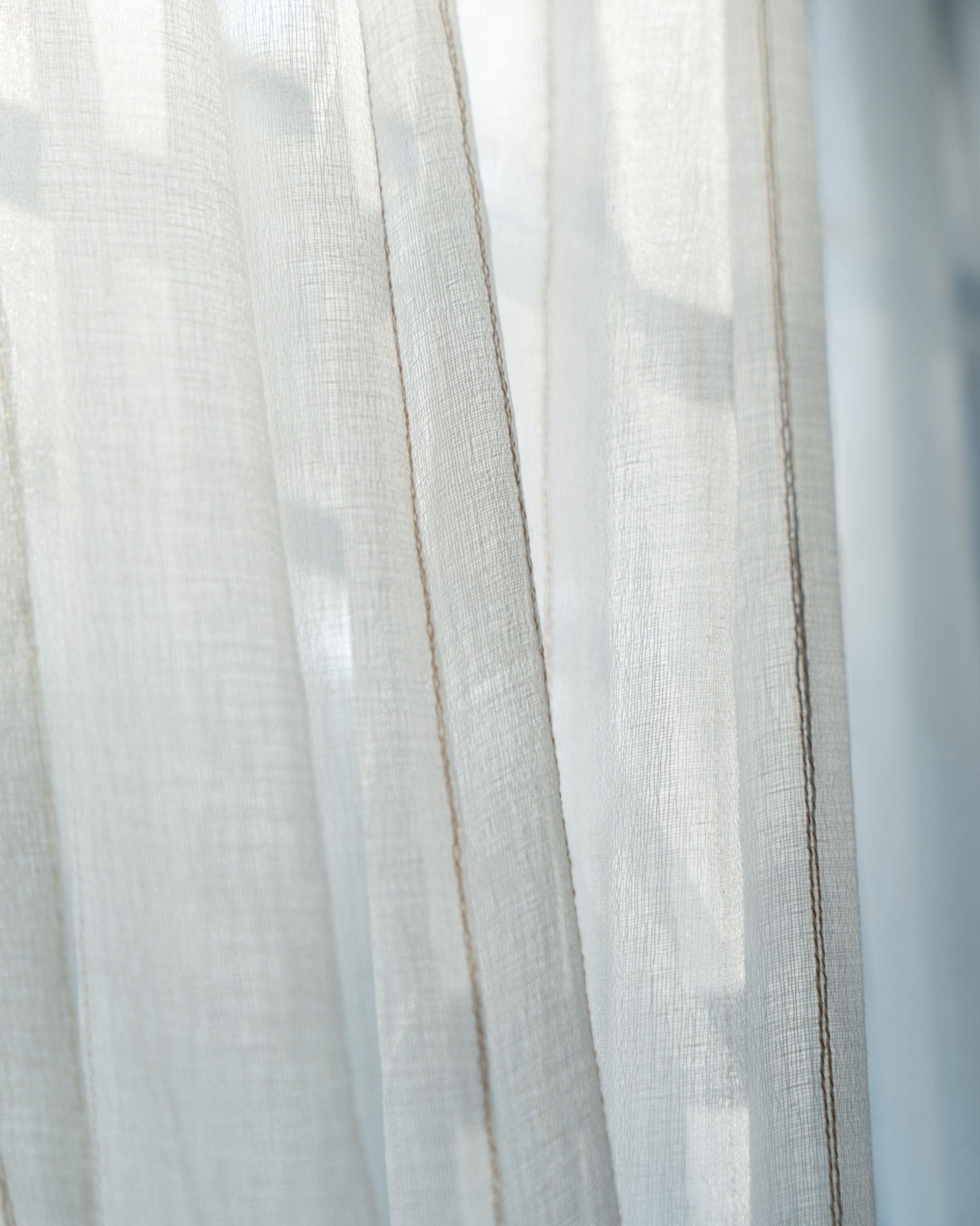 Gold Line Sheer Curtain