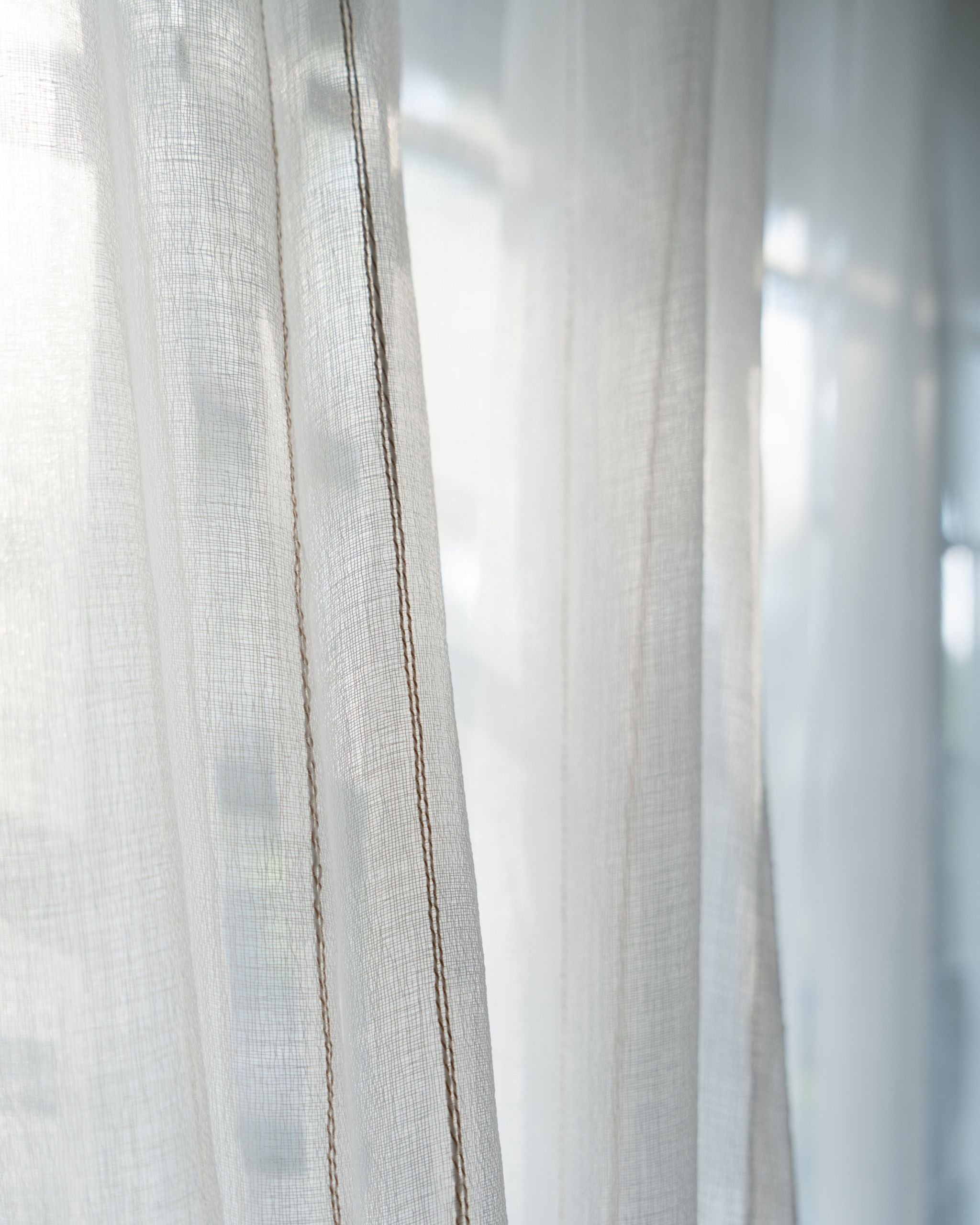 Gold Line Sheer Curtain