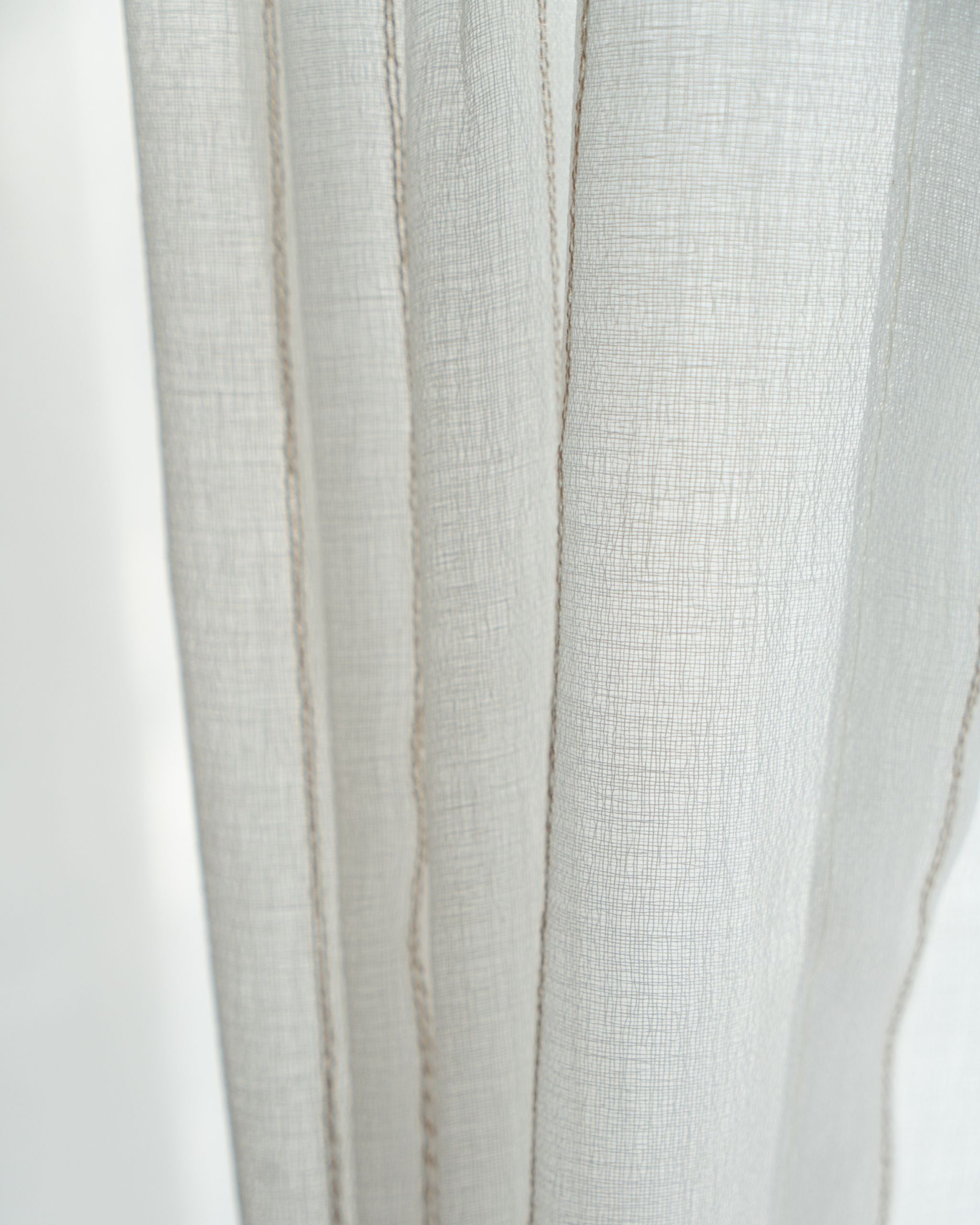 Gold Line Sheer Curtain