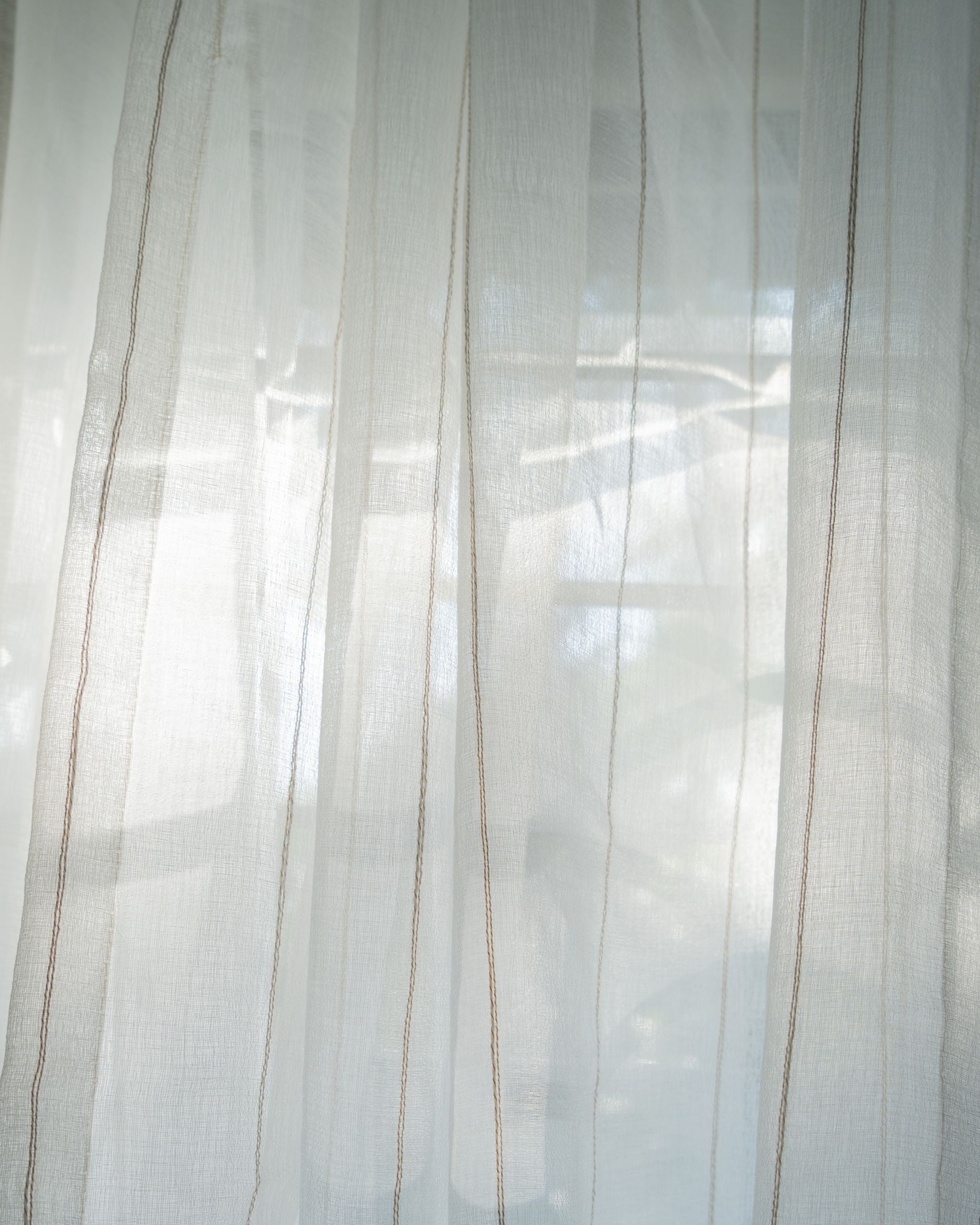 Gold Line Sheer Curtain