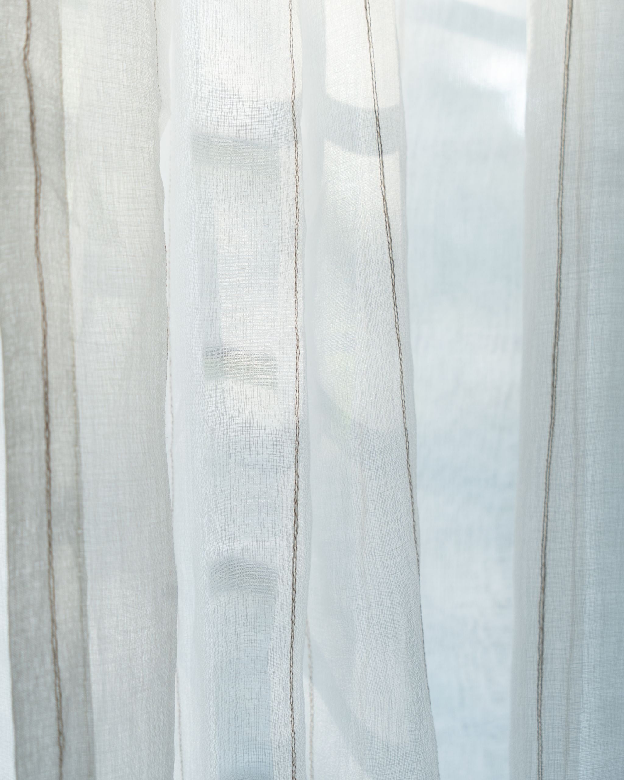 Gold Line Sheer Curtain