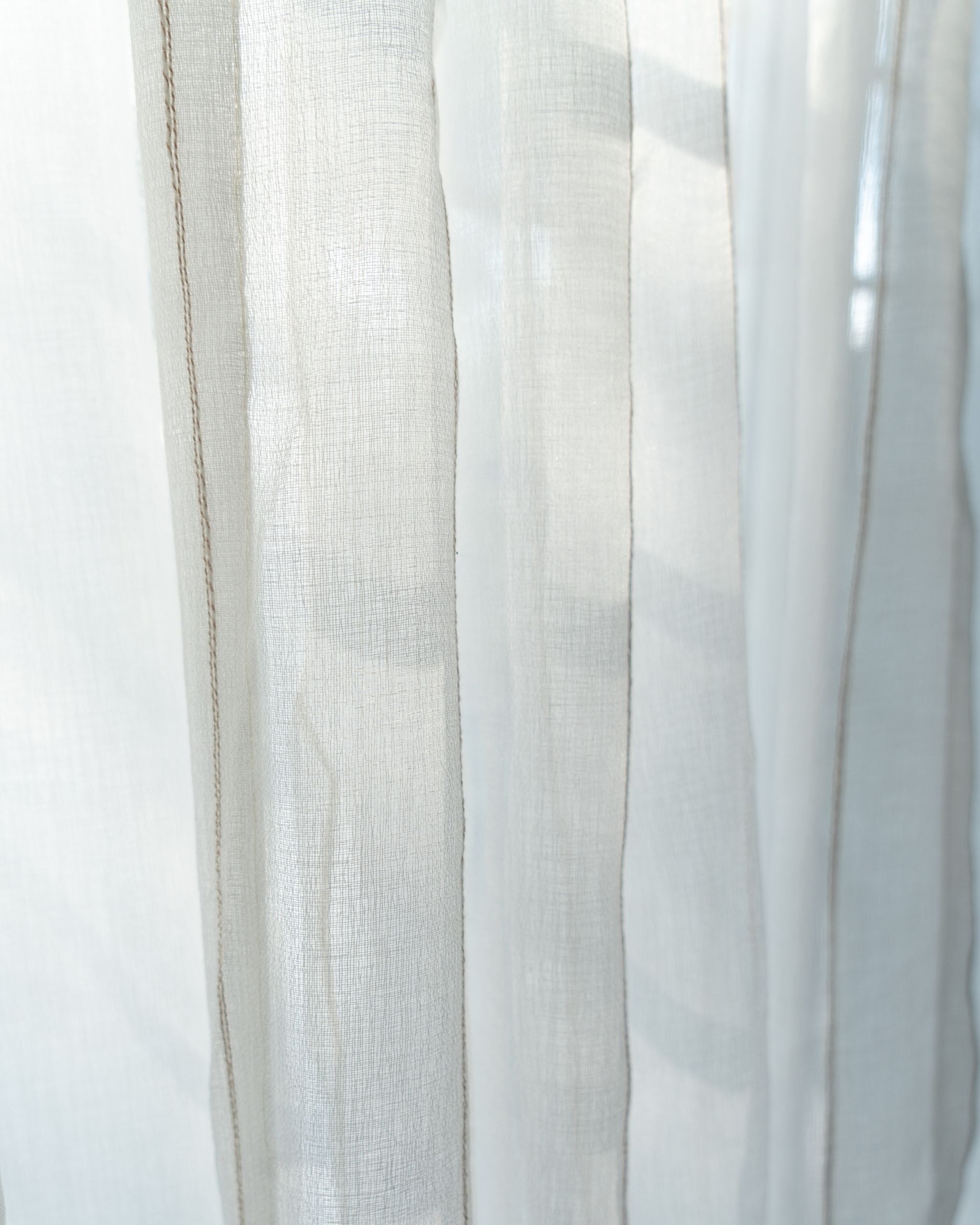 Gold Line Sheer Curtain