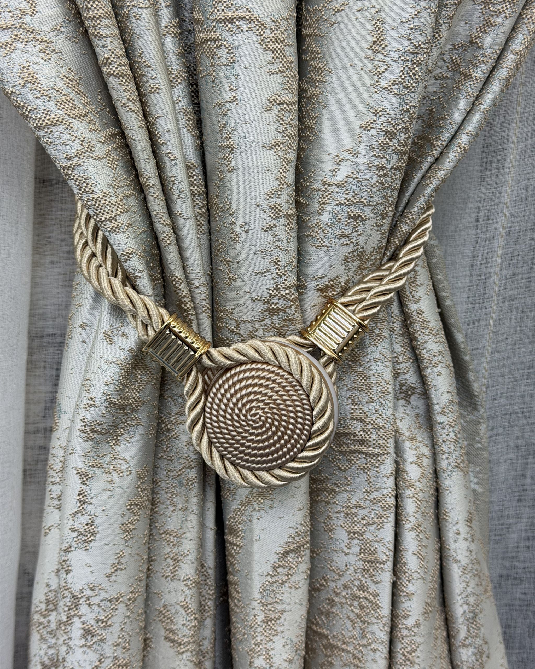 Helix Magnetic Curtain Tiebacks
