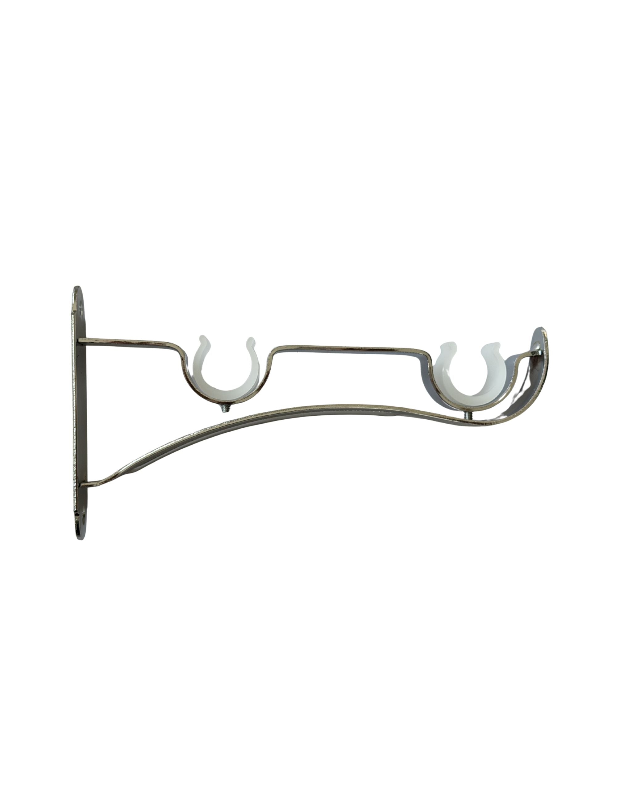 Premium Heavy-Duty Double Curtain Rod Bracket