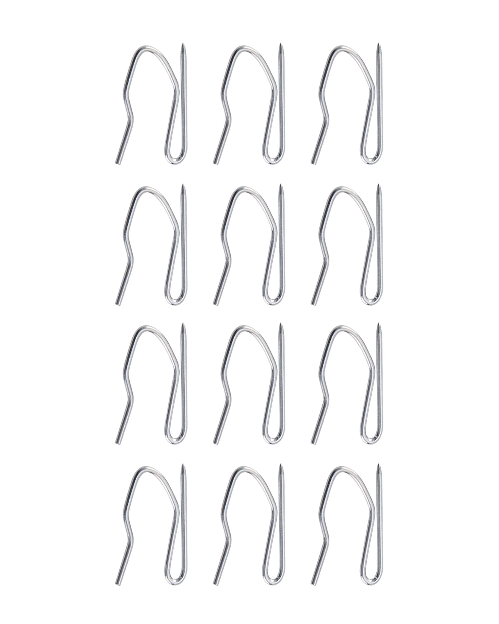 Metal Pin Valance Curtain Hooks