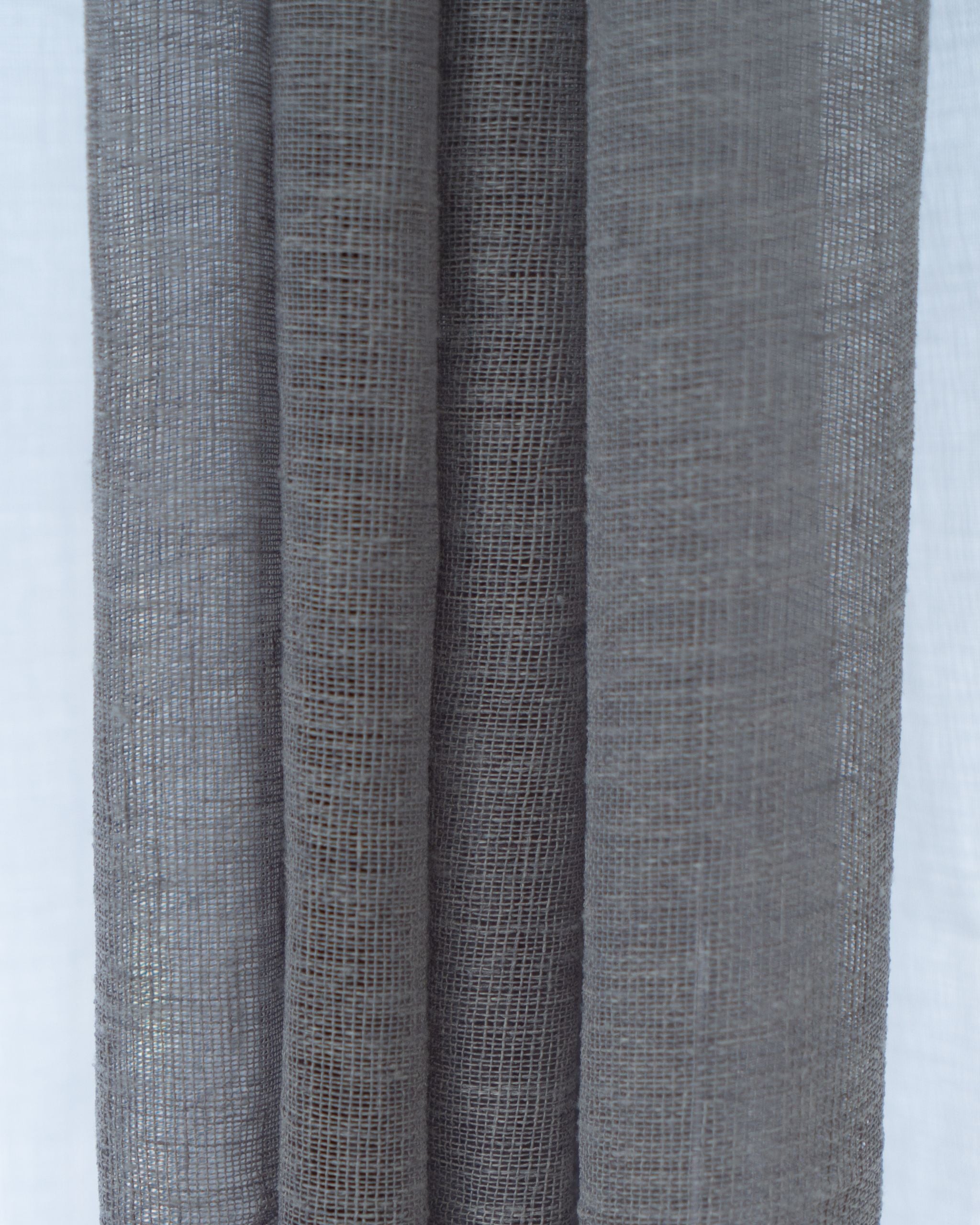 Mist Grey Loom Sheer Curtain