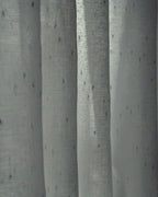 Mist Grey Fleck Sheer Curtain