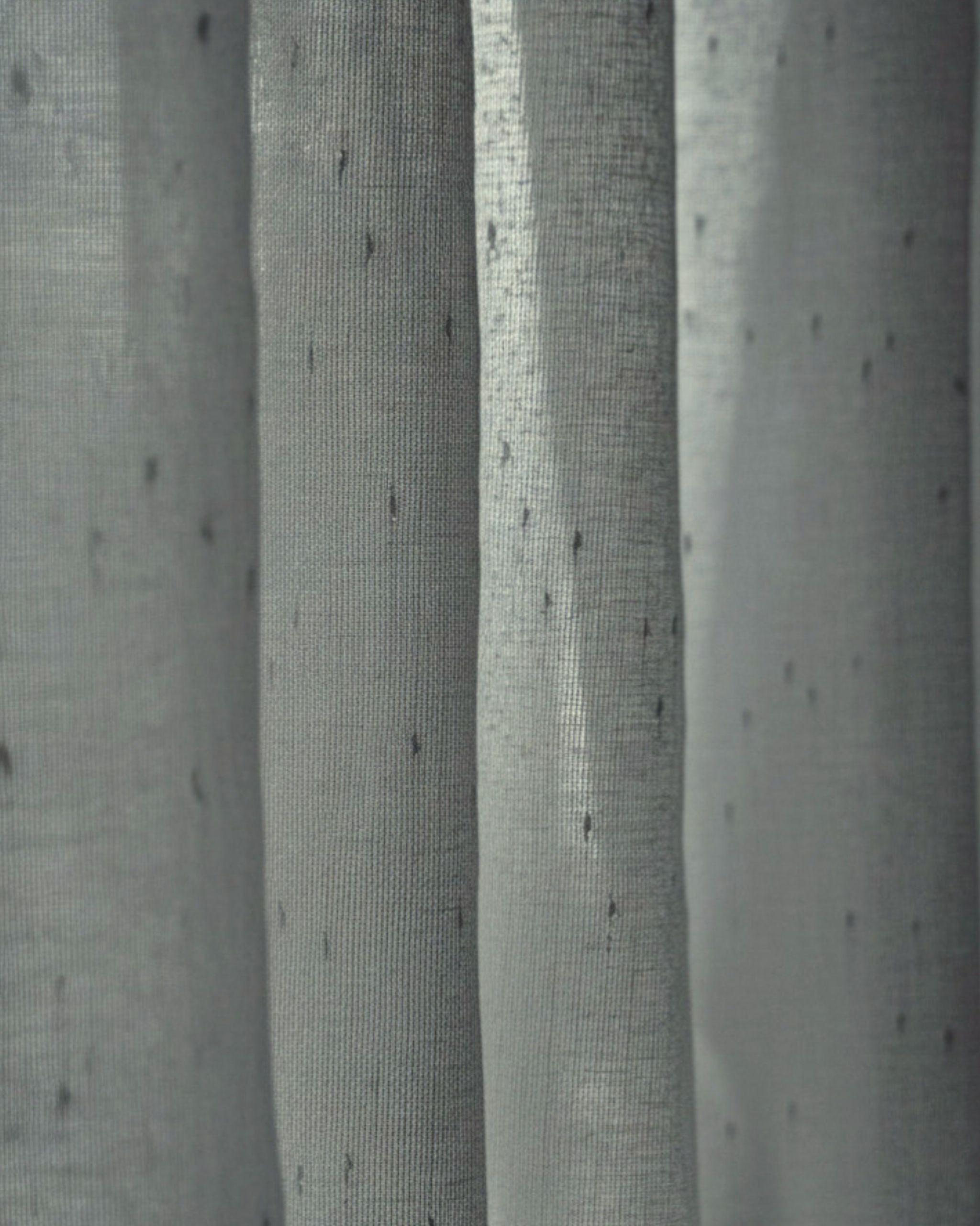 Mist Grey Fleck Sheer Curtain