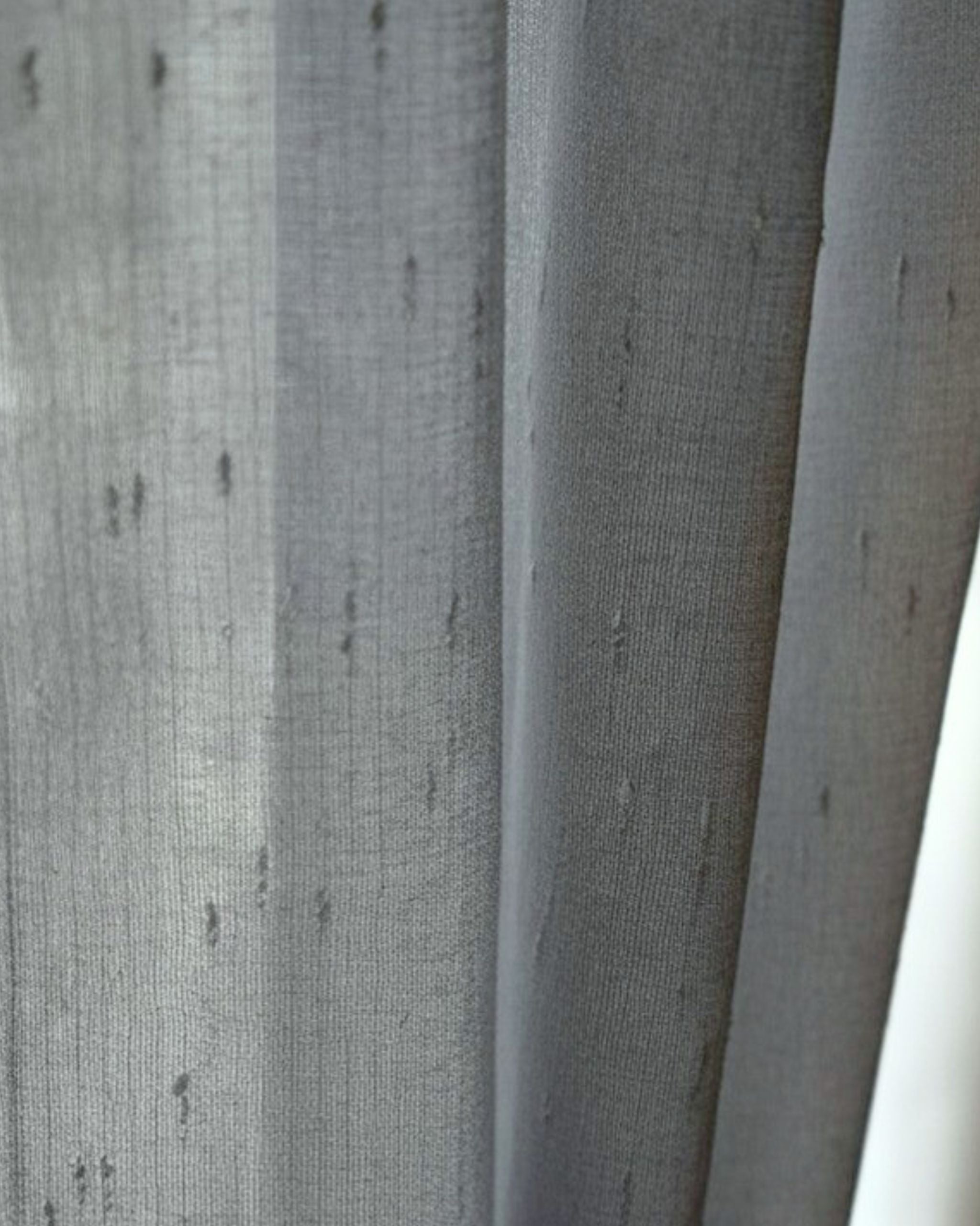 Mist Grey Fleck Sheer Curtain