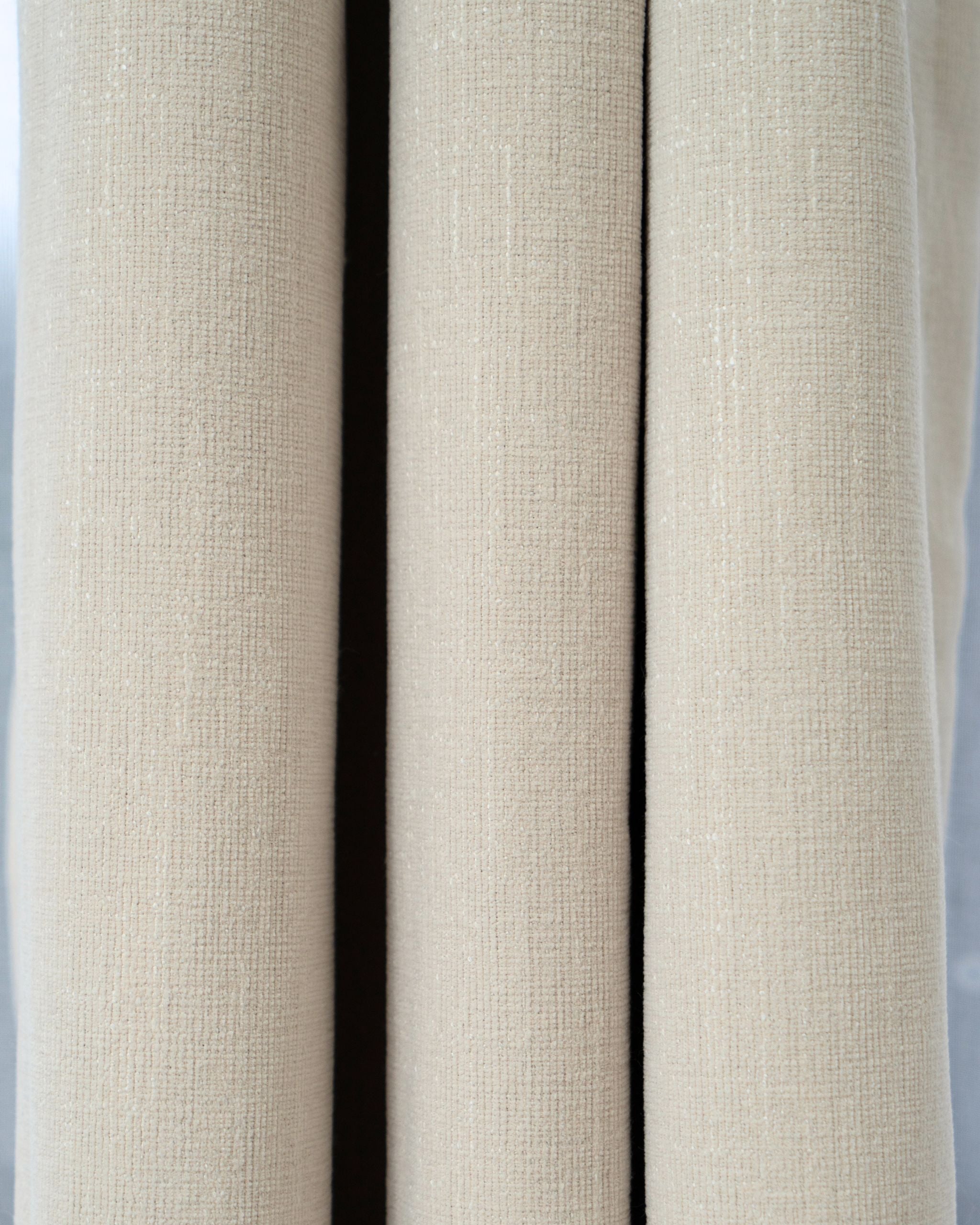 Mistline Beige Signature Weave Curtain