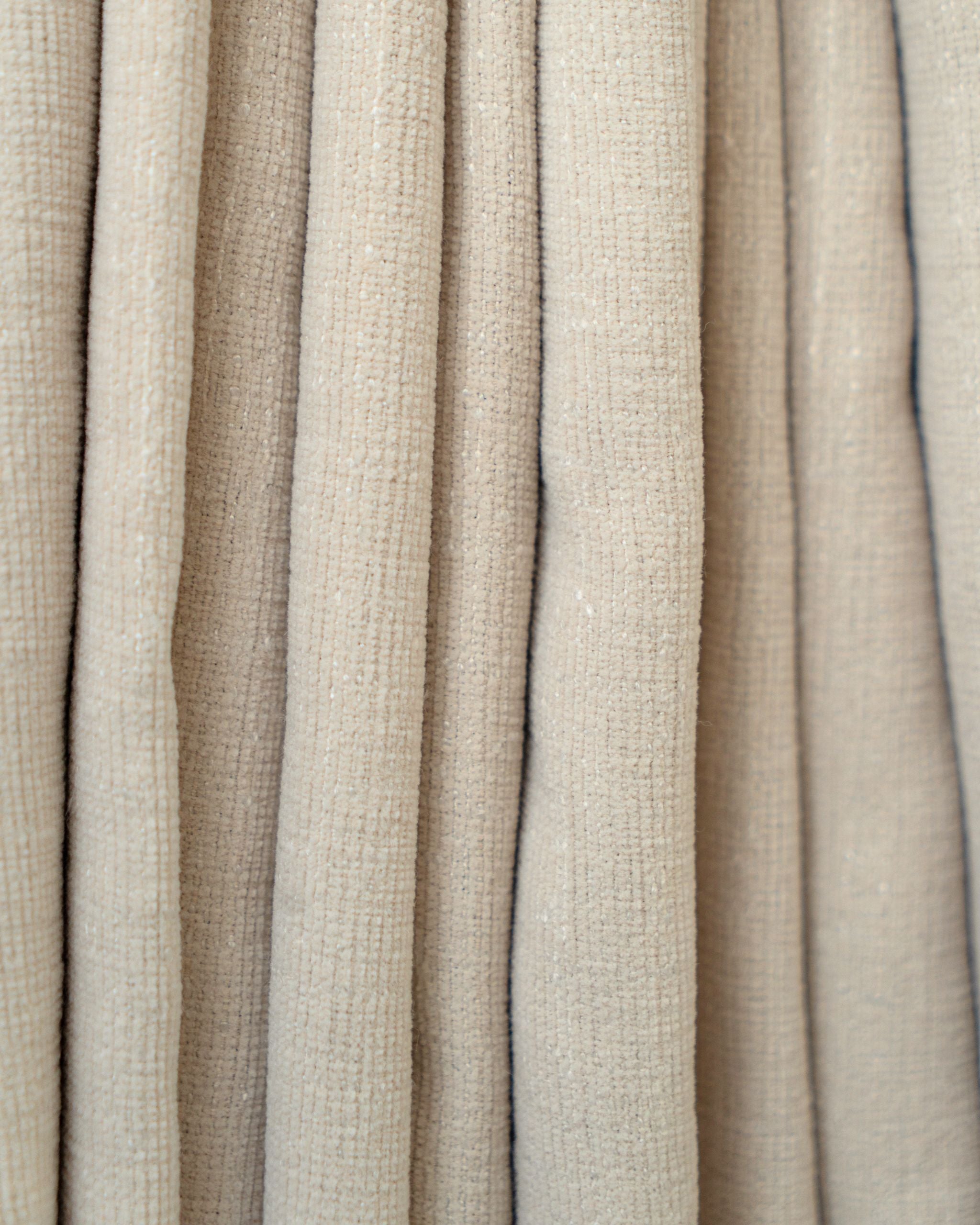 Mistline Beige Signature Weave Curtain