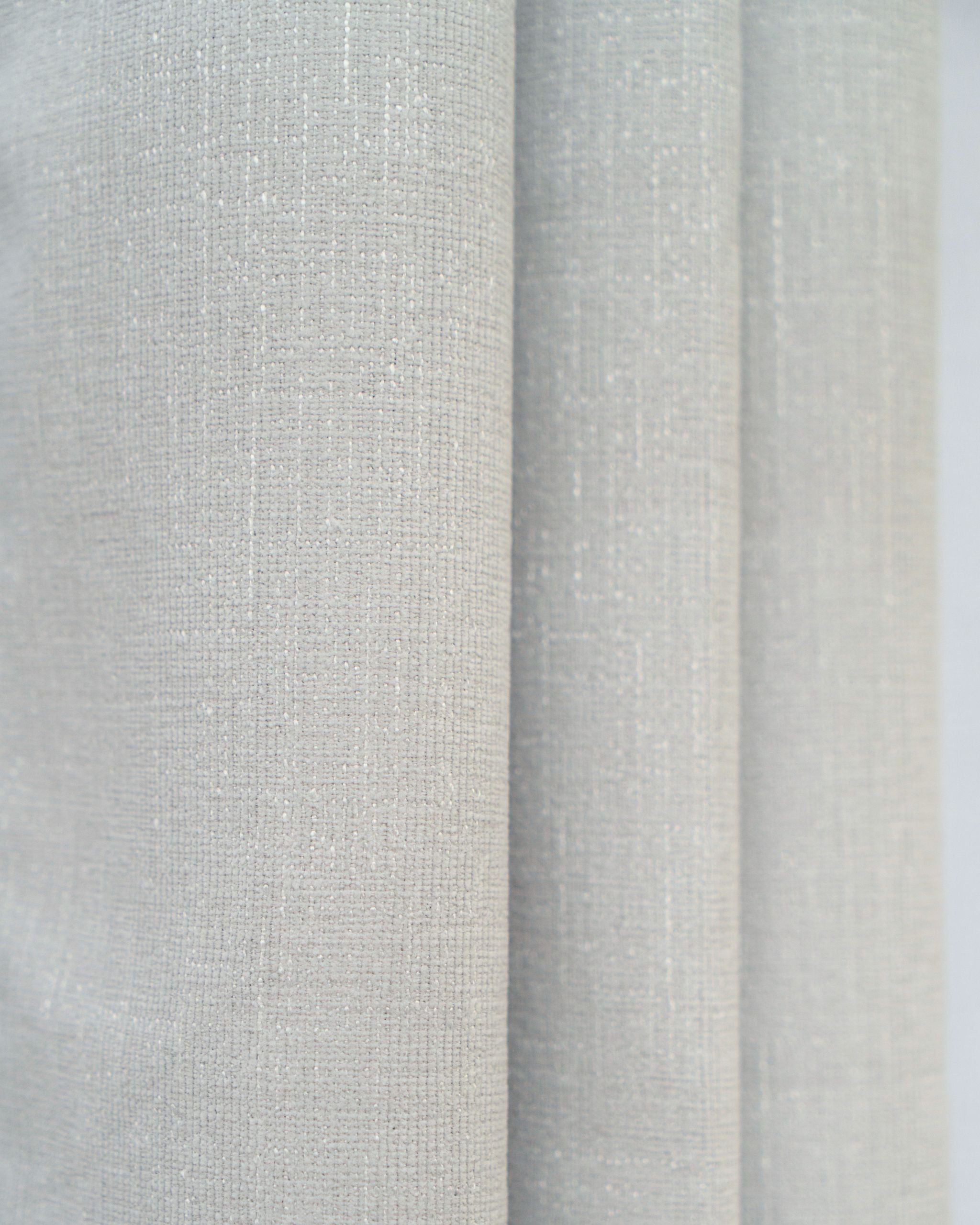Mistline Light Grey Signature Weave Curtain