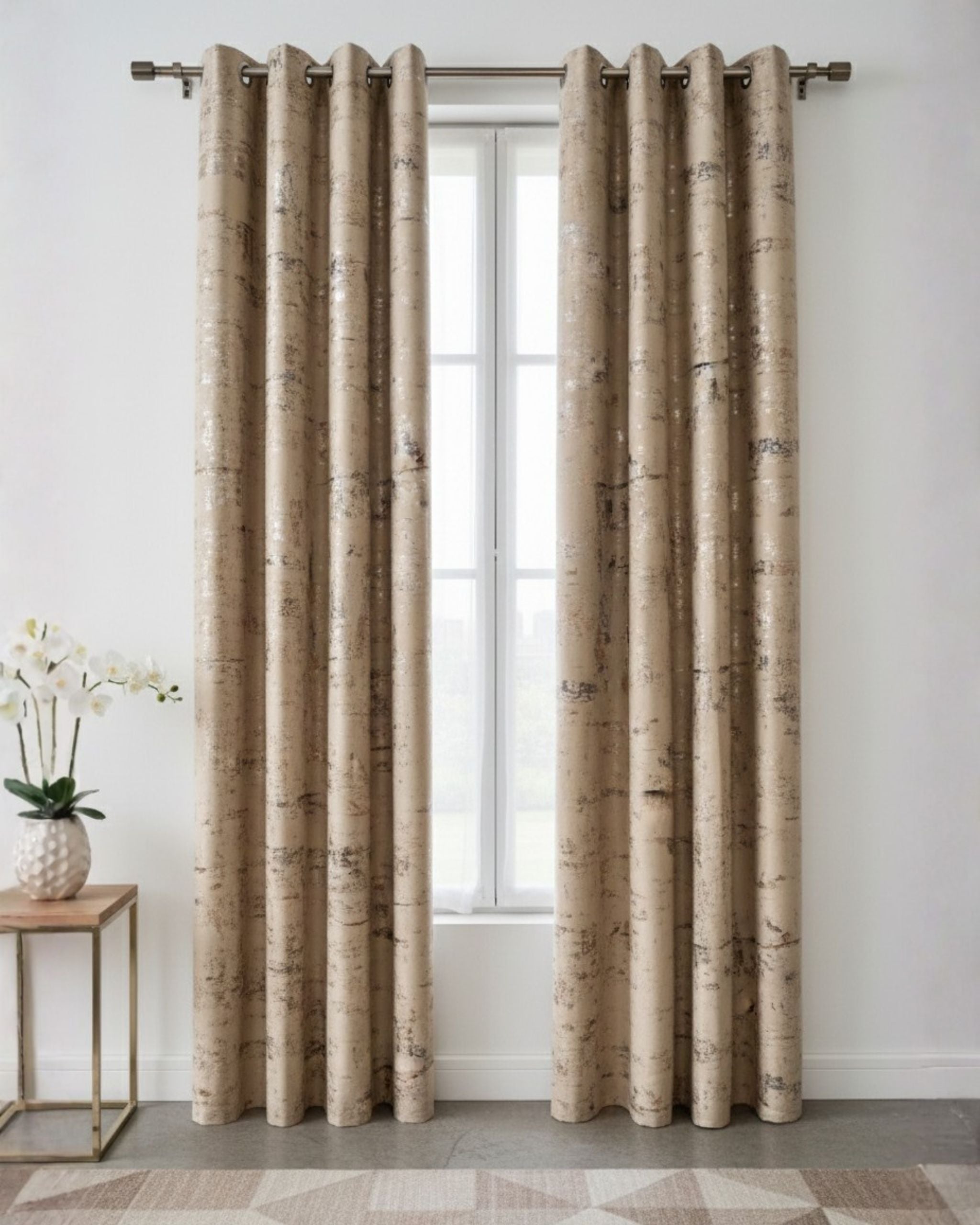 Mocha Statement Curtain