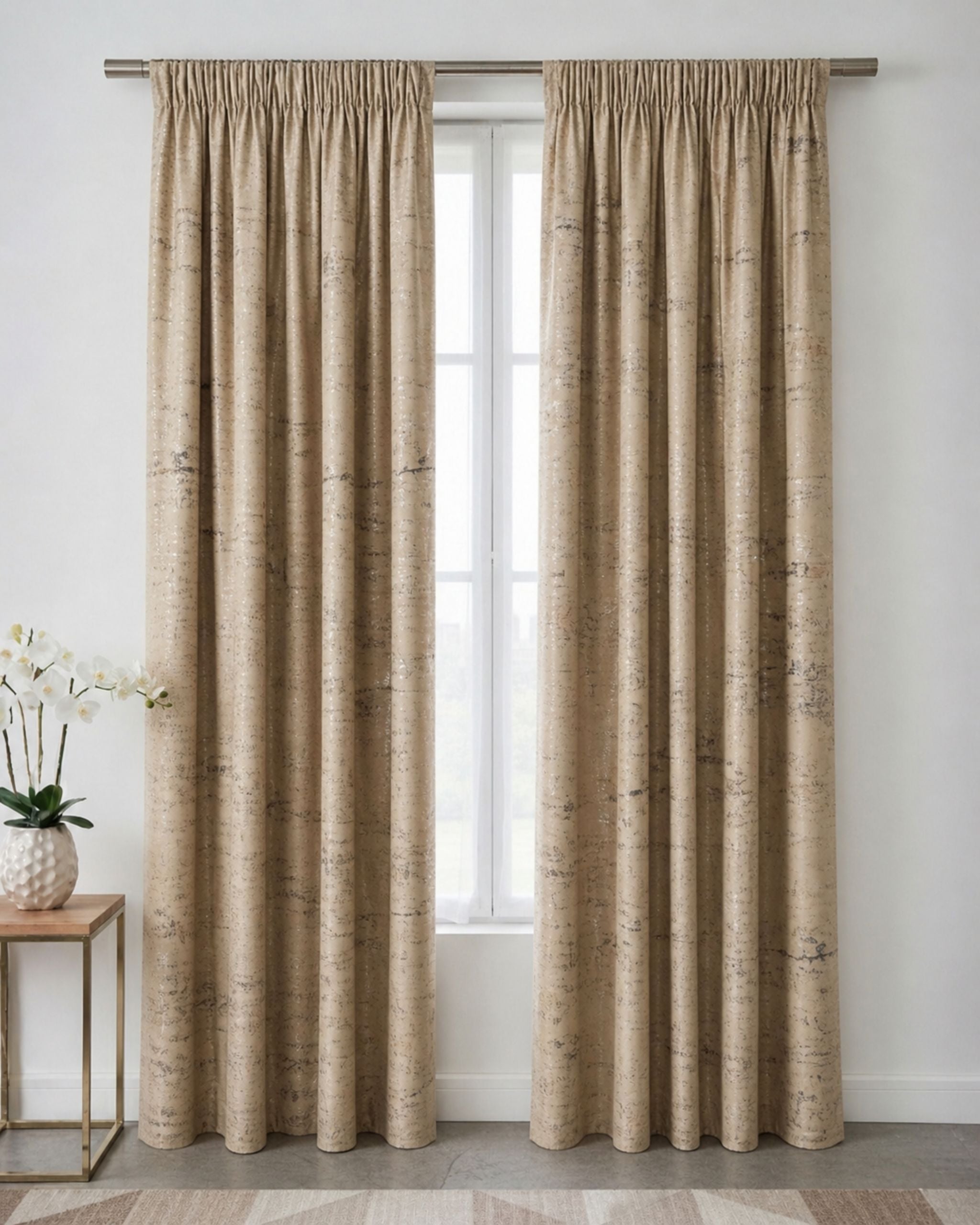 Mocha Statement Curtain