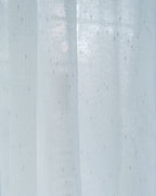 Pure White Fleck Sheer Curtain