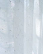 Pure White Fleck Sheer Curtain