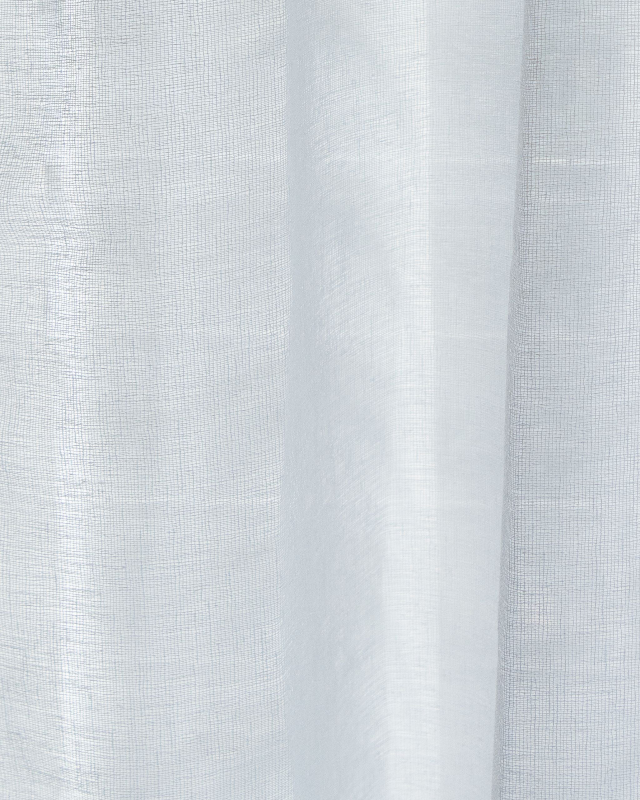Pure White Loom Sheer Curtain
