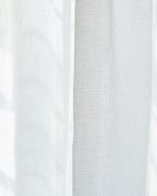 Pure White Loom Sheer Curtain