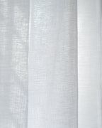 Pure White Loom Sheer Curtain
