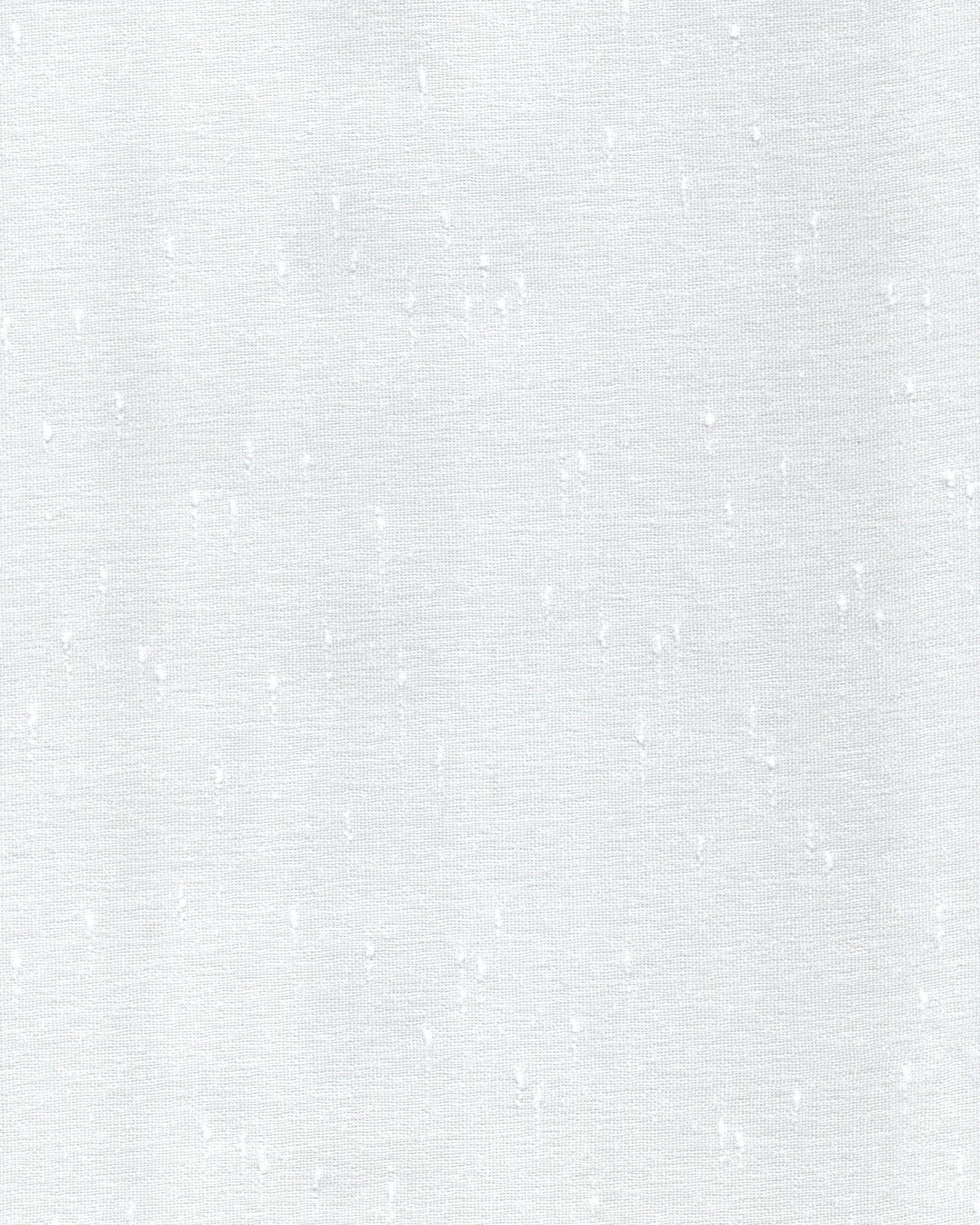 Pure White Fleck Sheer Curtain