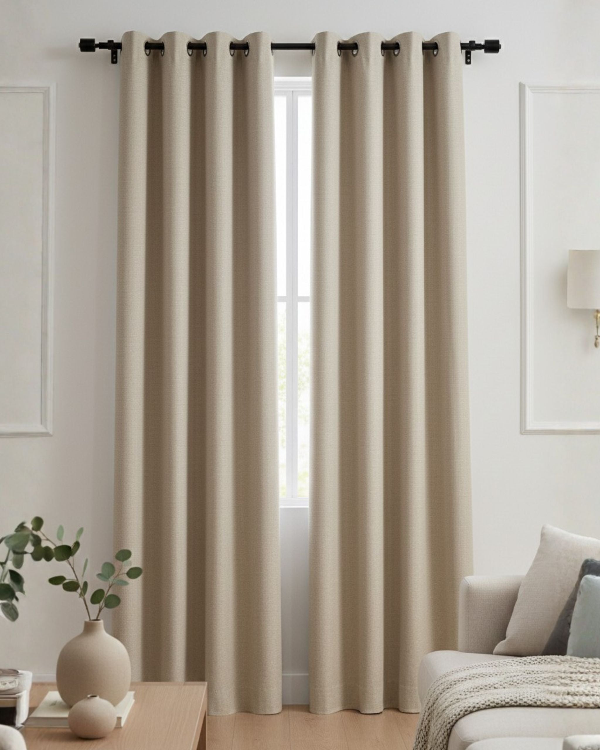 Sand Linen Curtain