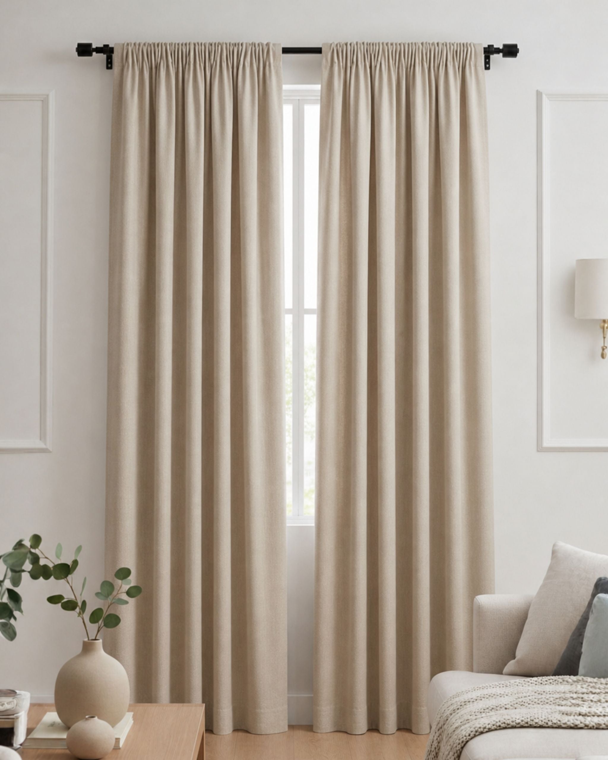 Sand Linen Curtain