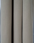 Silver-Thread Beige Signature Weave Curtain