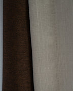 Silver-Thread Beige Signature Weave Curtain