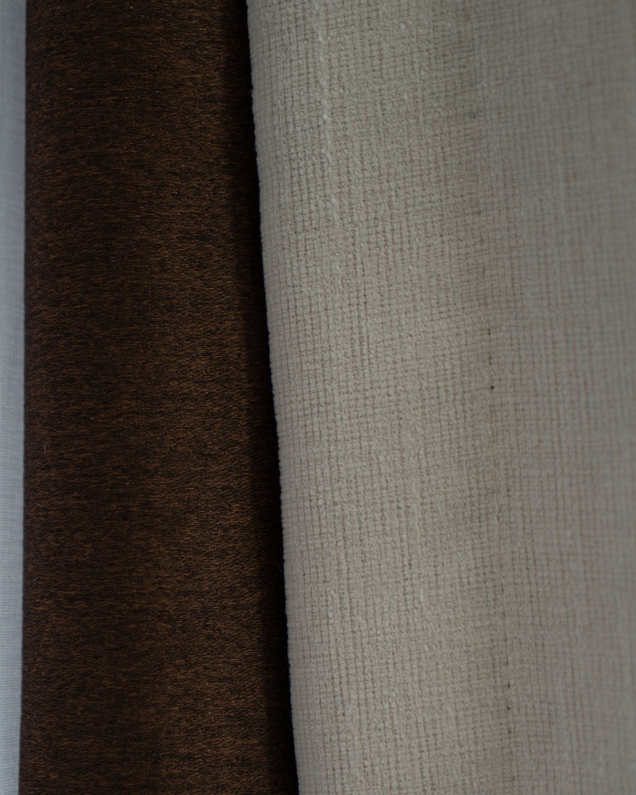 Silver-Thread Beige Signature Weave Curtain