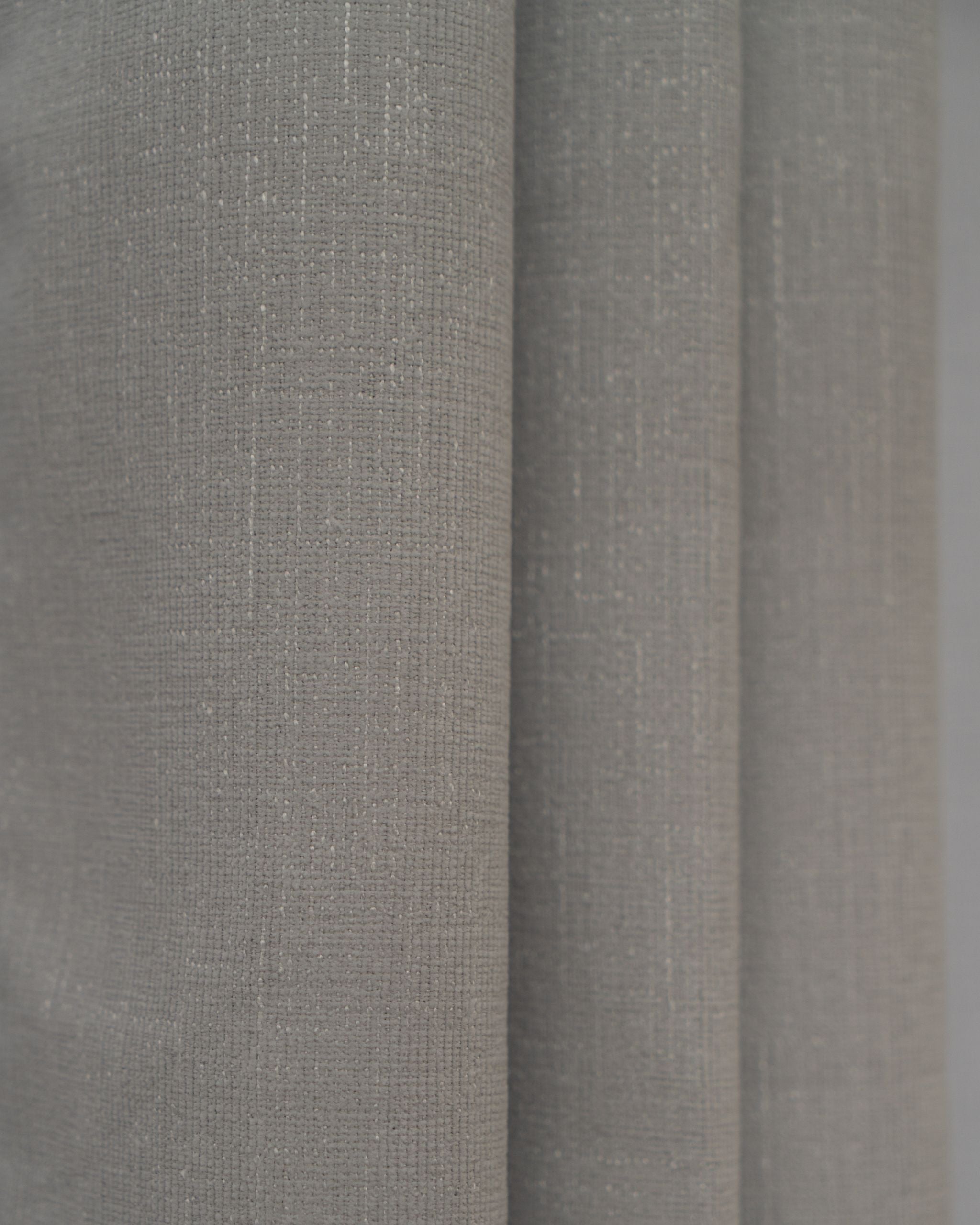 Silver-Thread Light Grey Signature Weave Curtain