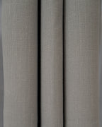 Silver-Thread Light Grey Signature Weave Curtain